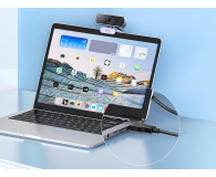 UGREEN Kamera internetowa z mikrofonem 15728 USB srebrna - 1501484 - zdjęcie 5
